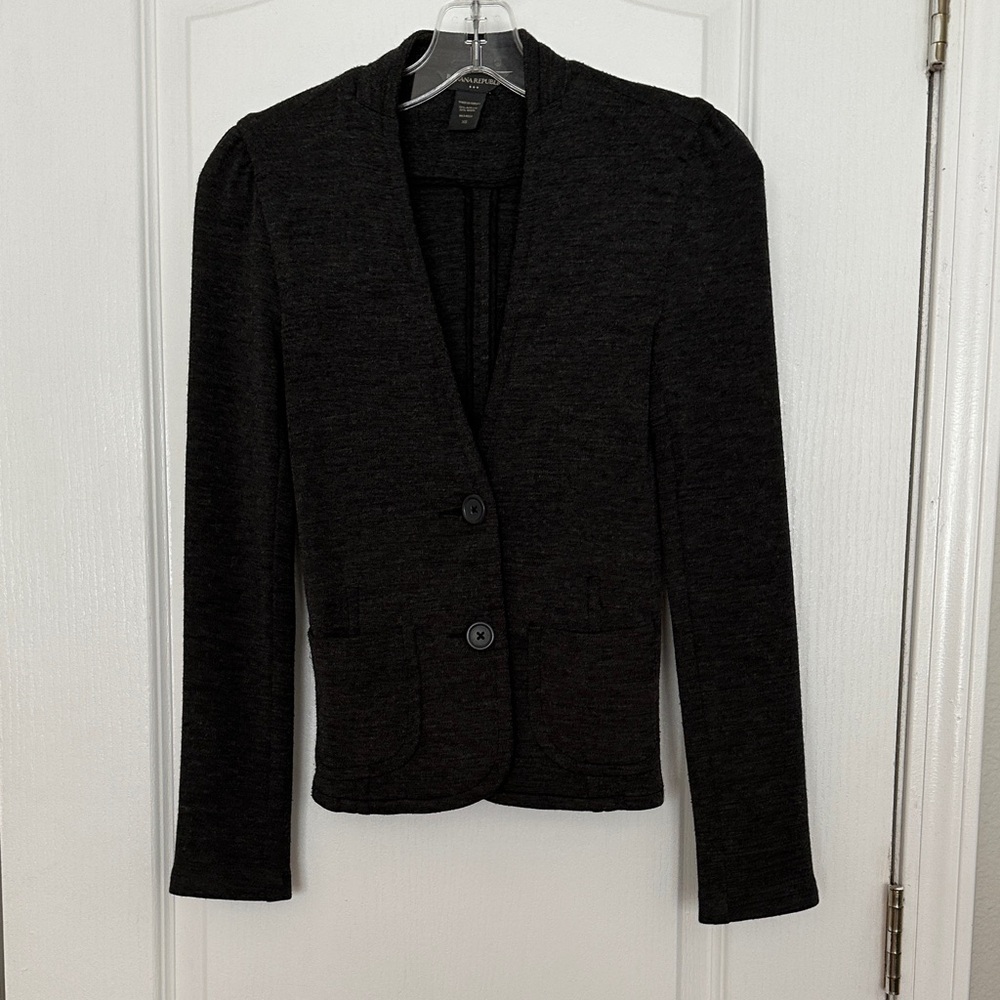 Women's Dark Grey Blazer Jacket